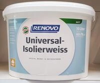 Renovo 10 Liter Isolierweiss gegen Nikotin. Ru&szlig;- und abgetrocknete Wasserflecken