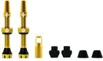 Muc-Off Goldene Presta Tubeless Ventile, 44 mm - Hochwertige Anti-Leck Fahrradventile