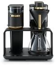 Melitta EPOS Kaffeemaschine mit Mahlwerk, schwarz-gold
