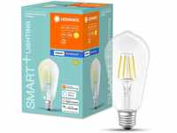 LEDVANCE Smart dimmbare Filament LED-Lampe, speziell für Alexa, Glas Edison...
