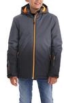 Killtec Jungen Lynge Bys Jckt Funktionsjacke Mit Kapuze Und Schneefang, Anthrazit,