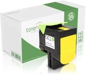 Tonerversum - Toner kompatibel zu Lexmark 71B20Y0 Gelb Druckerpatrone f&uuml;r CS317dn