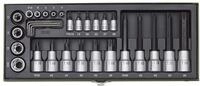 Proxxon 23103 Torx N&uuml;sse Steckschl&uuml;ssel Spezialsatz Antrieb 6,3mm (1/4") und...