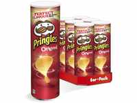 Pringles Original | Gesalzene Chips | Vegan | 6er Party-Pack (6 x 200g)