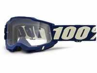 Ride100percent ACCURI 2 Goggle Deepmarine-Clear Lens, blau, ESTANDAR