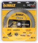DEWALT FlexVolt Mitre Saw Blade 305 x 30mm x 60T, Black/Yellow, 305/30mm 60WZ/FZ