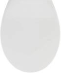 WENKO Toilettendeckel mit Absenkautomatik, oval, belastbar bis 175 kg, Abnehmbarer WC