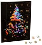VALIOSA Merry Christmas Mode-Schmuck Adventskalender 2025 mit 1 Kette, 3 Armb&auml;nder,