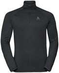 Odlo Herren Langarm Shirt mit Rei&szlig;verschluss Berra Light, Black, S