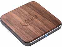 InLine 33393U Qi woodcharge, wireless fast charger, Smartphone kabellos laden,