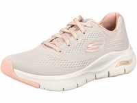 Skechers Mädchen Arch Fit Big Appeal sneakers, Natural Knit Mesh Coral Trim,...