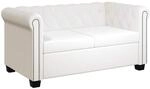 vidaXL Chesterfield Sofa Couch 2-Sitzer Kunstleder Garnitur Wohnm&ouml;bel...