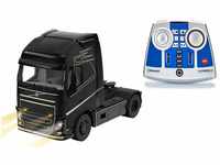 siku 6737, Volvo FH16 LKW, Inkl. Fernsteuermodul, 1:32, Metall/Kunststoff, Schwarz,