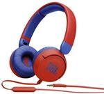 JBL Jr310 On-Ear Kinder-Kopfh&ouml;rer in Rot-Blau &ndash; Kabelgebundene Ohrh&ouml;rer mit