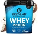 Bodylab24 Whey Protein Pulver, Kokosnuss, 2kg | Bis zu 24 g Protein pro Portion,