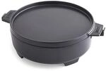 Weber Dutch Oven 2-in-1 f&uuml;r Gourmet BBQ System/Gusseisentopf mit Deckel als Pfanne