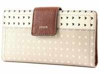 Fossil Brieftasche für Frauen Logan, 100% PVC/Polyurethan Trim Tab Clutch...