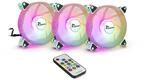 Inter-Tech Argus RS-06 RGB 3er Set 120mm PWM| Geh&auml;usel&uuml;fter