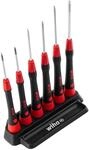 Wiha Feinschraubendreher Set PicoFinish&reg; (42993) 7-tlg. Schlitz, Kreuz I