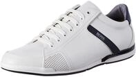 BOSS Saturn_Lowp_Lux4, Herren Sneaker, Wei&szlig; (White 100), 42 EU (8 UK)