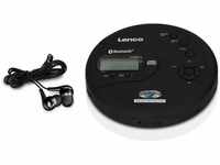 Lenco CD-300 - Tragbarer CD-Player Walkman - Bluetooth Diskman - CD Walkman - MP3