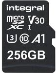 Integral 256GB Micro SD-Karte 4K Video Premium High Speed Speicherkarte SDXC Bis zu