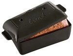 Emile Henry Brotlaib B&auml;cker, Keramik, Kohle, 25x15x12.5 cm