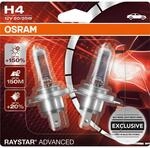 Osram 64193PR1-02B GLL H4 RAYSTAR ADVANCED +150% 2er diese Scheinwerferlampen