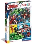 Clementoni 21605 Supercolor The Avengers &ndash; Puzzle 2 x 60 Teile ab 4 Jahren | buntes