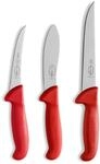 F. DICK Messer Set ErgoGrip 3-teilig &bdquo;Jagd Indoor (Ausbeinmesser, geschweifte