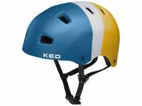 KED Unisex Jugend 5forty Fahrradhelm, 3 Colors Retro Boy, L (57-62cm)
