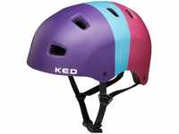KED Unisex Jugend 5Forty Fahrradhelm, 3 colors retro rave, L (57-62cm) EU