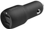 Belkin USB-Kfz-Ladeger&auml;t mit 2 Ports, 24 W (Boost Charge Kfz-Ladeger&auml;t,