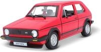 Bburago VW Golf 1 GTI (1979), rot, 19cm - Modellauto 1:24 Die-Cast Originalgetreues
