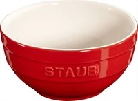 STAUB Keramik 6 er Set Schale Sch&uuml;ssel Desertschale, klein Kirsche 12 cm...