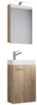 3-TLG Set | Waschplatz f&uuml;r G&auml;ste WC | G&auml;stebad | Waschtisch Toilette | Badm&ouml;bel