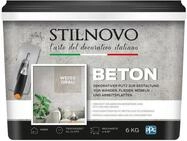 Stilnovo Beton Weissgrau 6 KG f&uuml;r 4-6 m&sup2; | Hochwertiger Echt-Beton auf Pulverbasis