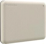 Disco Rigido Esterno - Toshiba - Canvio Advance - 2 Tb - Bianco - Software Di