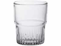 Duralex 1014AB06A0111 Empilable Trinkglas, Wasserglas, Saftglas, 200ml, Glas,
