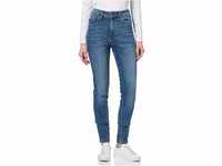 Urban Classics Damen Ladies High Waist Skinny Hose Jeans, Tinted Midblue Washed,