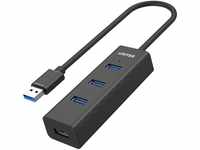 UNITEK USB Hub 4 Port 3.0 + 1 Microusb/SuperSpeed Datenhub Multiport Verteiler...