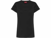HUGO Herren The Plain Tee T_Shirt, Black1, S EU