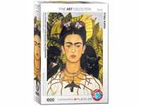 EuroGraphics 6000-0802 Puzzle Frida Kahlo - Selbstportrait mit Dornen-Halskette und