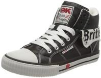 British Knights ROCO Sneaker, Black White, 39 EU