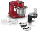 Bosch K&uuml;chenmaschine Serie 2, kleine K&uuml;chenmaschine, Edelstahl-Sch&uuml;ssel 3,8 L,