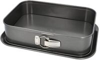 Birkmann, Easy Baking Springform rechteckig, 34 x 23,5 cm, Karbonstahl,