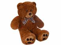 monzana® Teddybär L - XXXL 50-175cm Weiches Fell Schleife Tatzendruck Geschenk