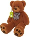 monzana&reg; Teddyb&auml;r L - XXXL 50-175cm Weiches Fell Schleife Tatzendruck Geschenk
