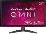 Viewsonic VX2458-P-MHD 60 cm (24 Zoll) Gaming Monitor (Full-HD, FreeSync, 1 ms, 144