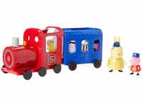 Peppa Pig 674 06152 Miss Rabbits Train and Carriage Toy, Multicolor